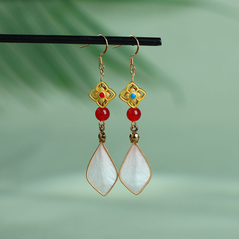 AuraKin $19.99 Velvet Flower Earrings Gift