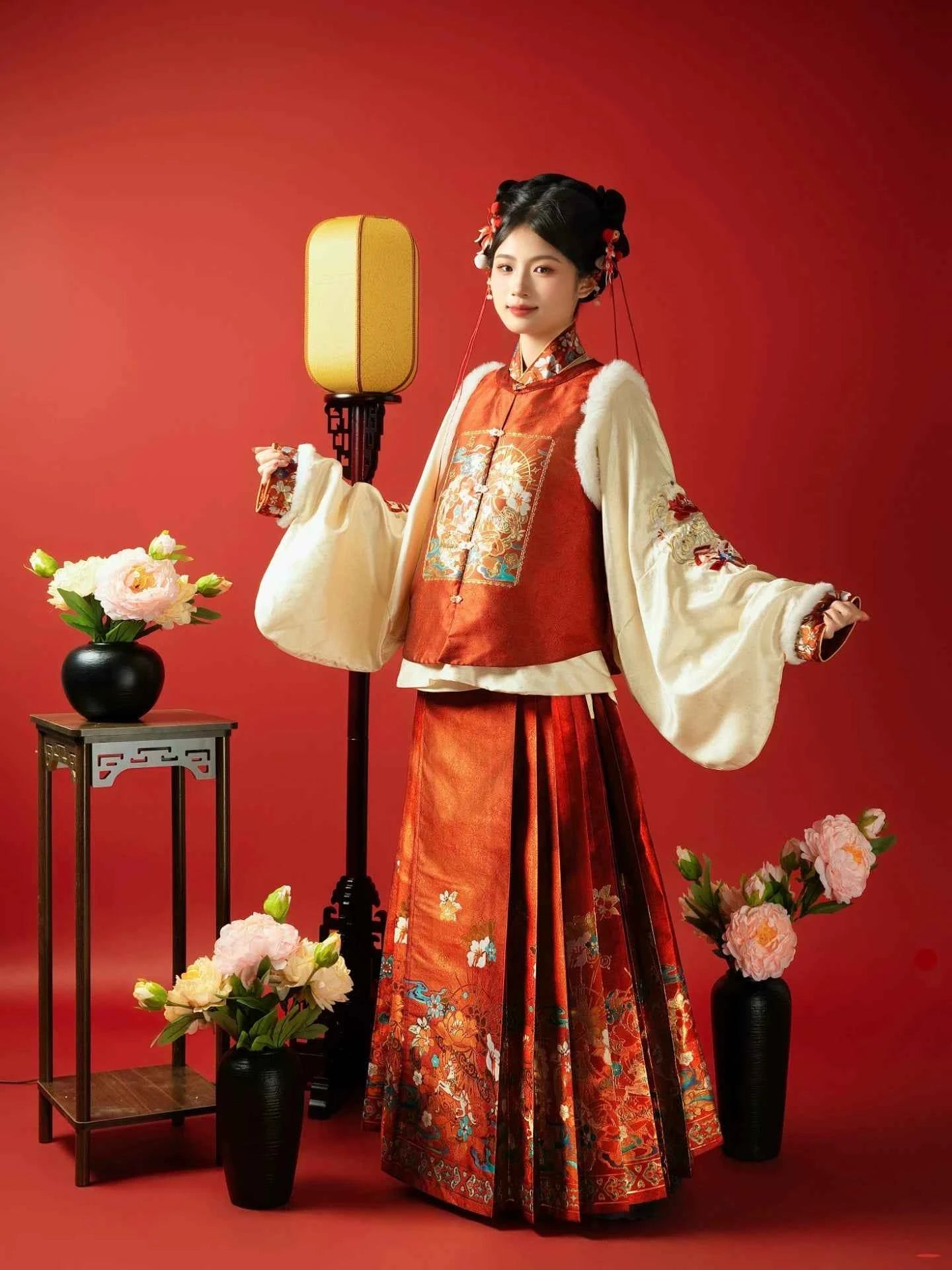 AuraKin Ming-style New Year Hanfu robe for cultural celebration styling