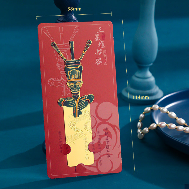 AuraKin Sanxingdui museum inspired Chinese style bookmark gift