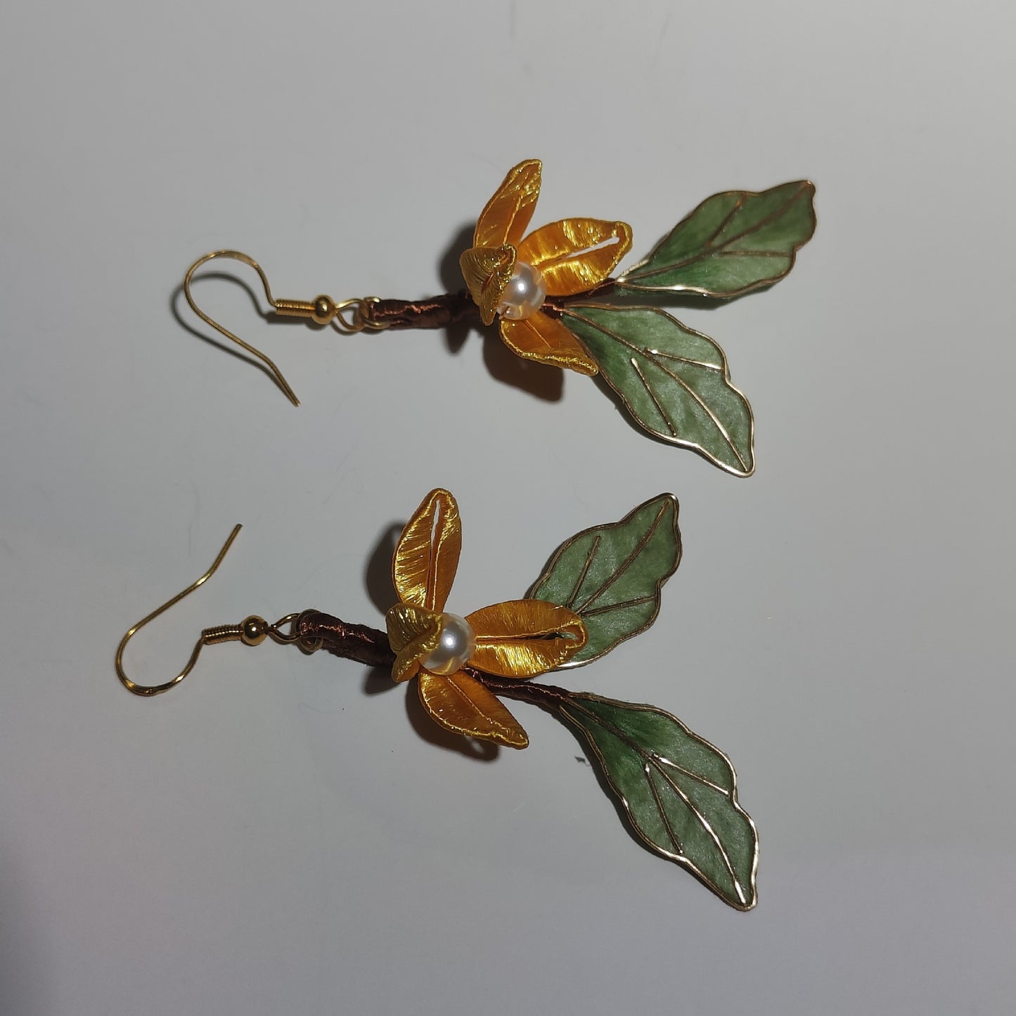 AuraKin Vintage Osmanthus Earrings