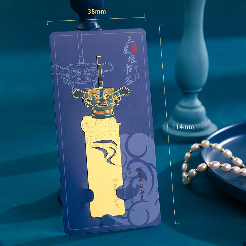 AuraKin Sanxingdui museum inspired Chinese style bookmark gift