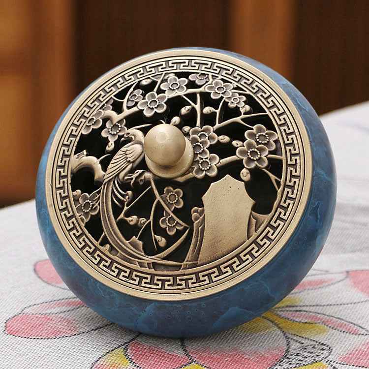 AuraKin burnt blue lotus Chinese classical incense tool set