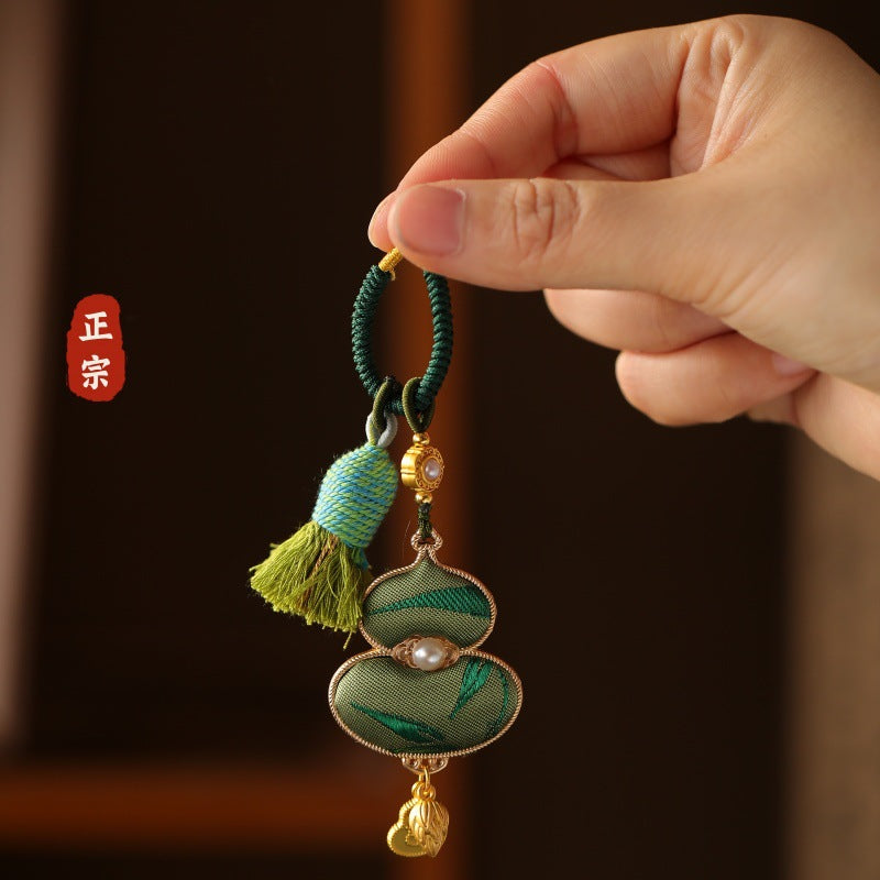 2026 Song Jin gourd bag hanging keychain, Song Jin DIY accessories, gourd pendant, national style Hanfu accessories - AuraKin