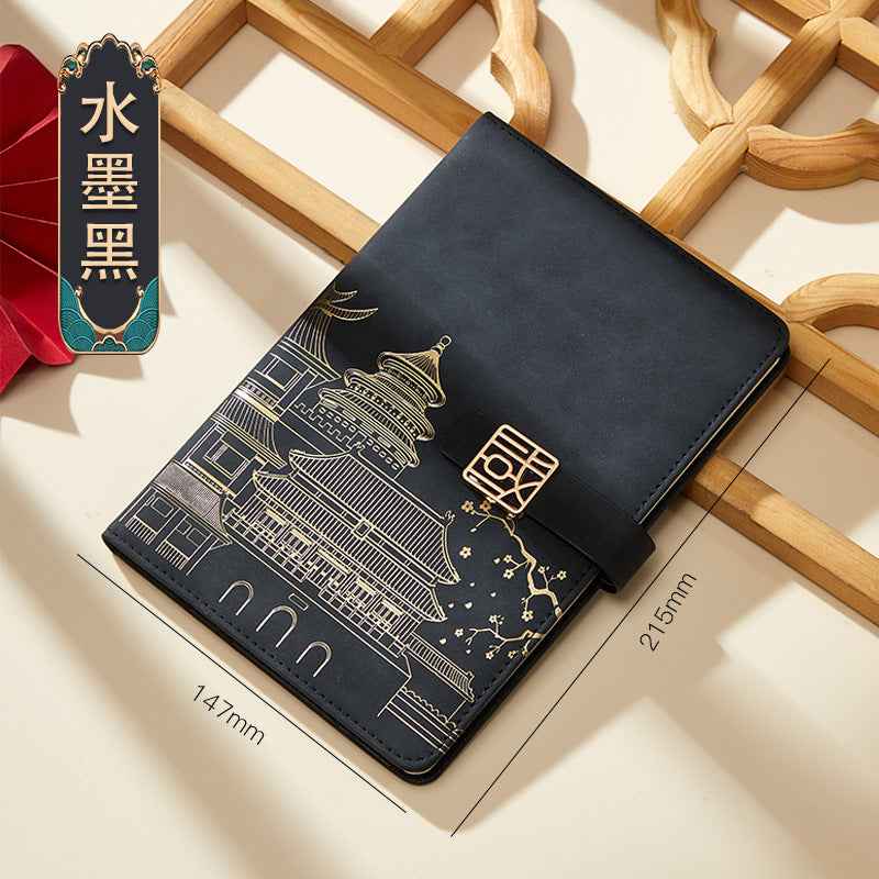 Chinese style A5 Guochao notebook custom-made high-end suit notepad Forbidden City merchandise souvenir plus logo