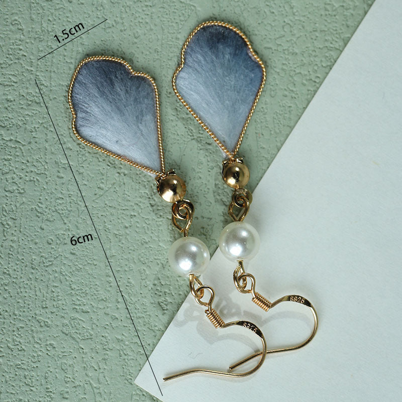 AuraKin $19.99 Velvet Flower Earrings Gift