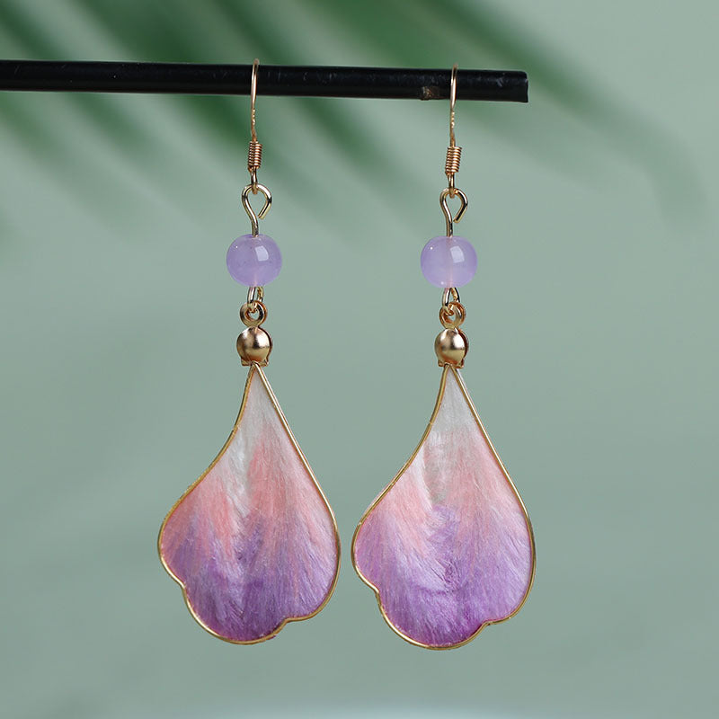 AuraKin $19.99 Silk Edelweiss Earrings Gift
