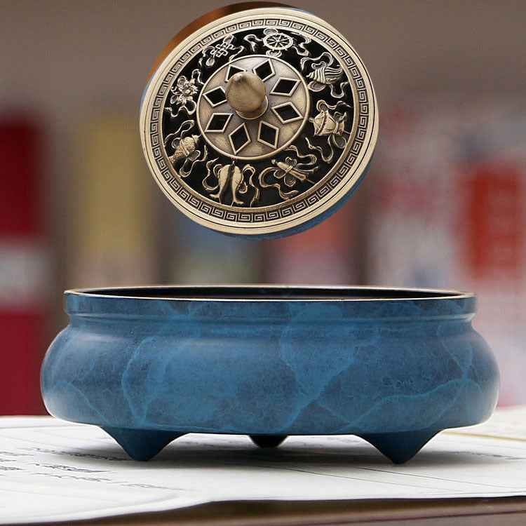 AuraKin burnt blue lotus Chinese classical incense tool set