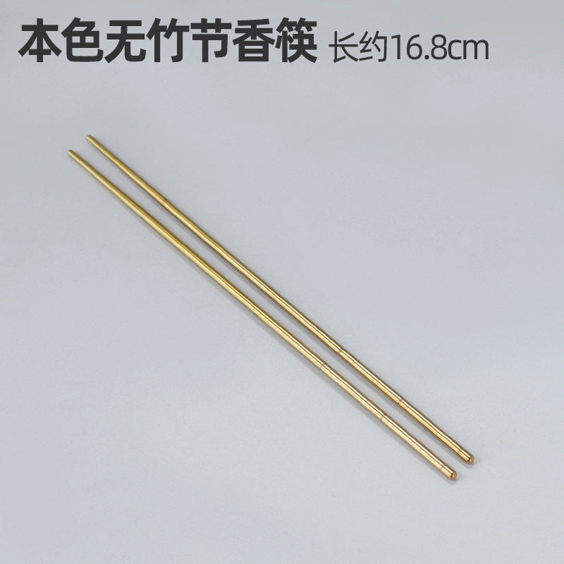 AuraKin brass incense seal tool set with burner spoon and incense accessories