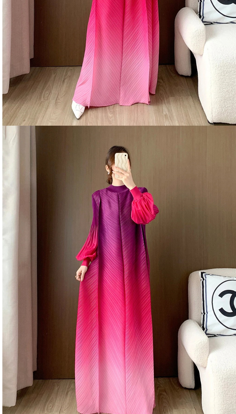 Foreign trade Middle East women's clothing Dubai robe dress Amazon explosion large size bud skirt high sense gradual change skirt - AuraKin