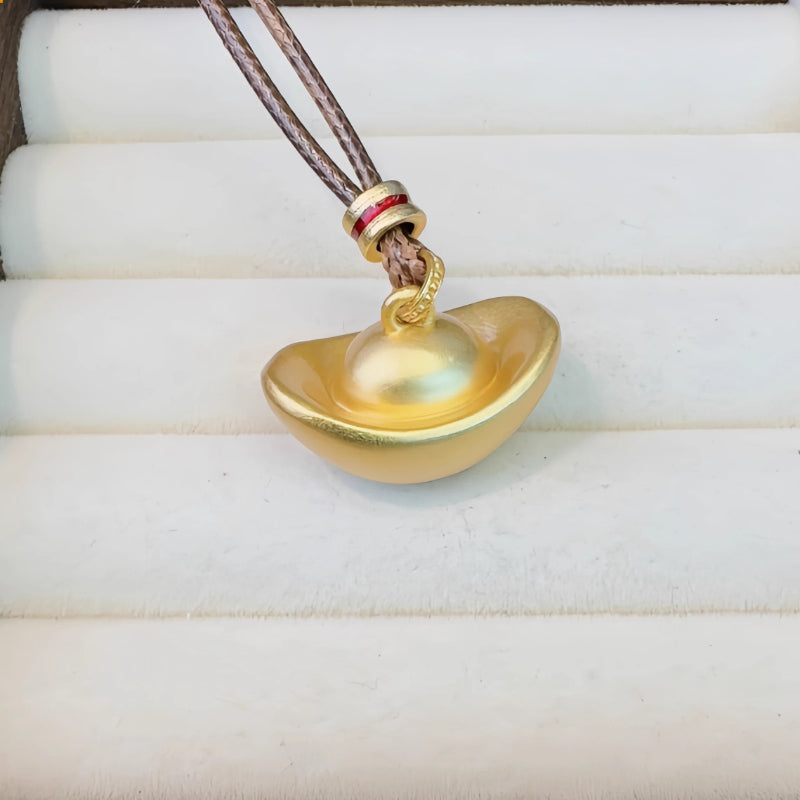 AuraKin Silver Necklace Lucky For