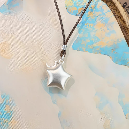 AuraKin Accompanied By The Stars And Moon Necklace