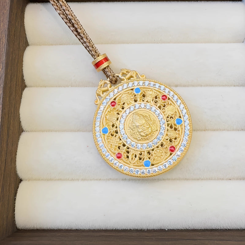 AuraKin Yellow Silver Necklace