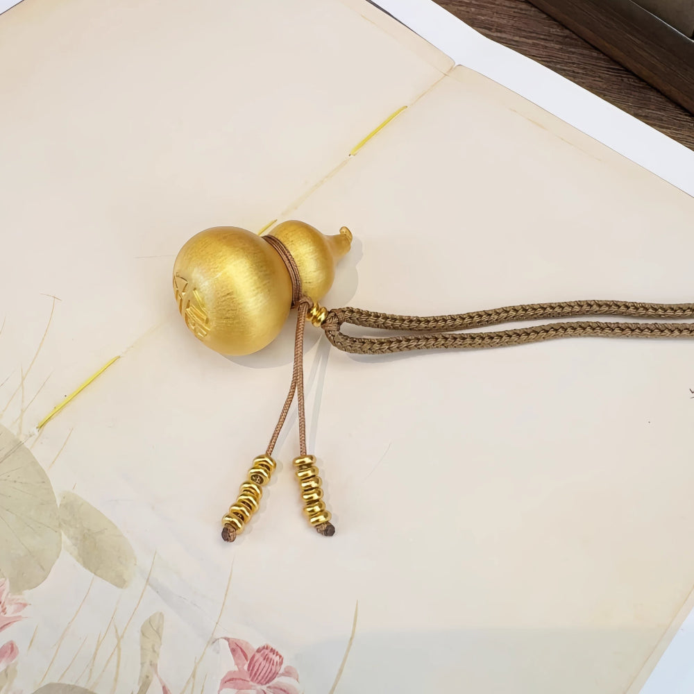 AuraKin Silver Gourd Necklace