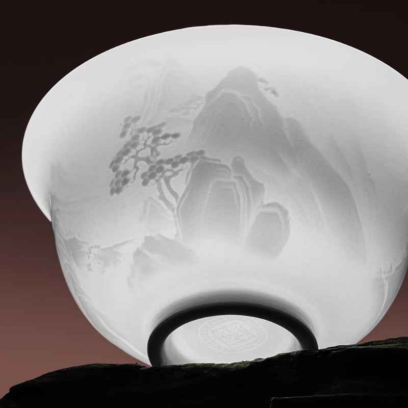 Porcelain tea set detail showing elegant glaze and giftable tea ritual design