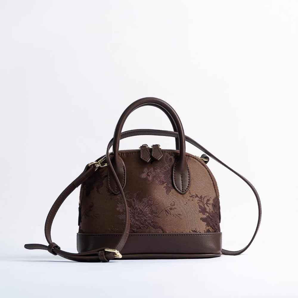 Jinsheng Flower Intangible Cultural Heritage Song Jin Bag Mulberry Silk Shu Jin Bag New Chinese Style Premium Single Shoulder Portable Shell Bag