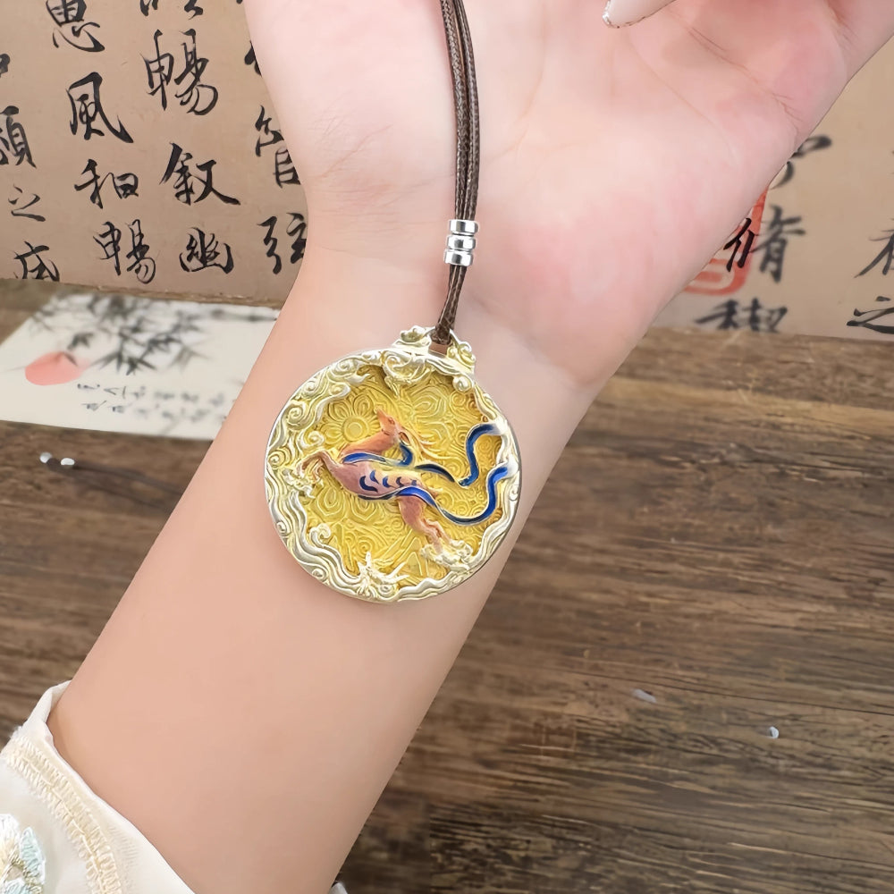 AuraKin Dunhuang Deer Necklace
