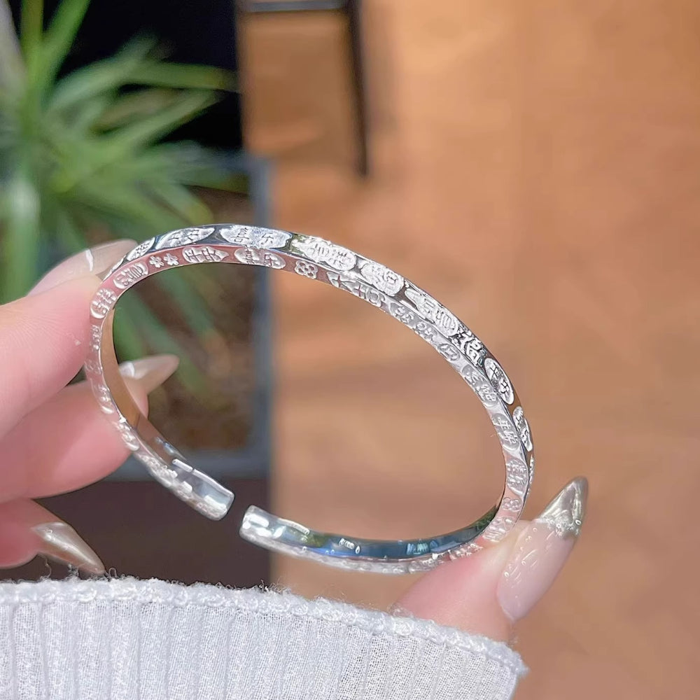 AuraKin Sifang Jiyan Silver Bracelet
