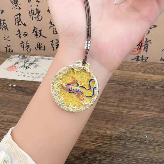 AuraKin Dunhuang Deer Necklace