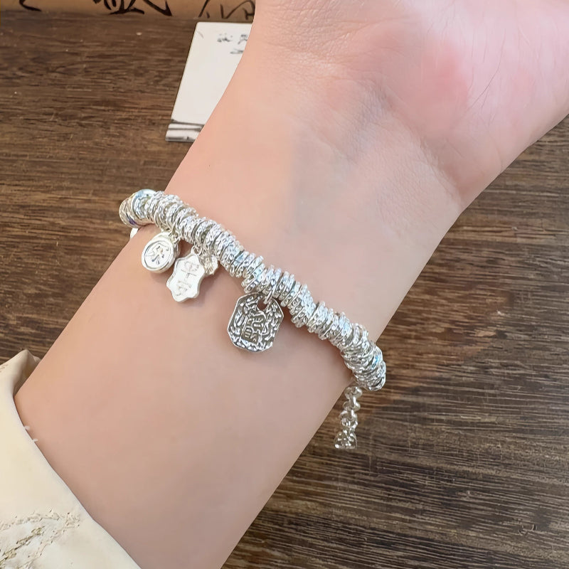 AuraKin Five Emperors Silver Bracelet