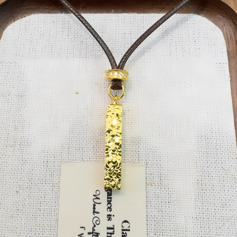 AuraKin Silver Necklace Pure Crushed